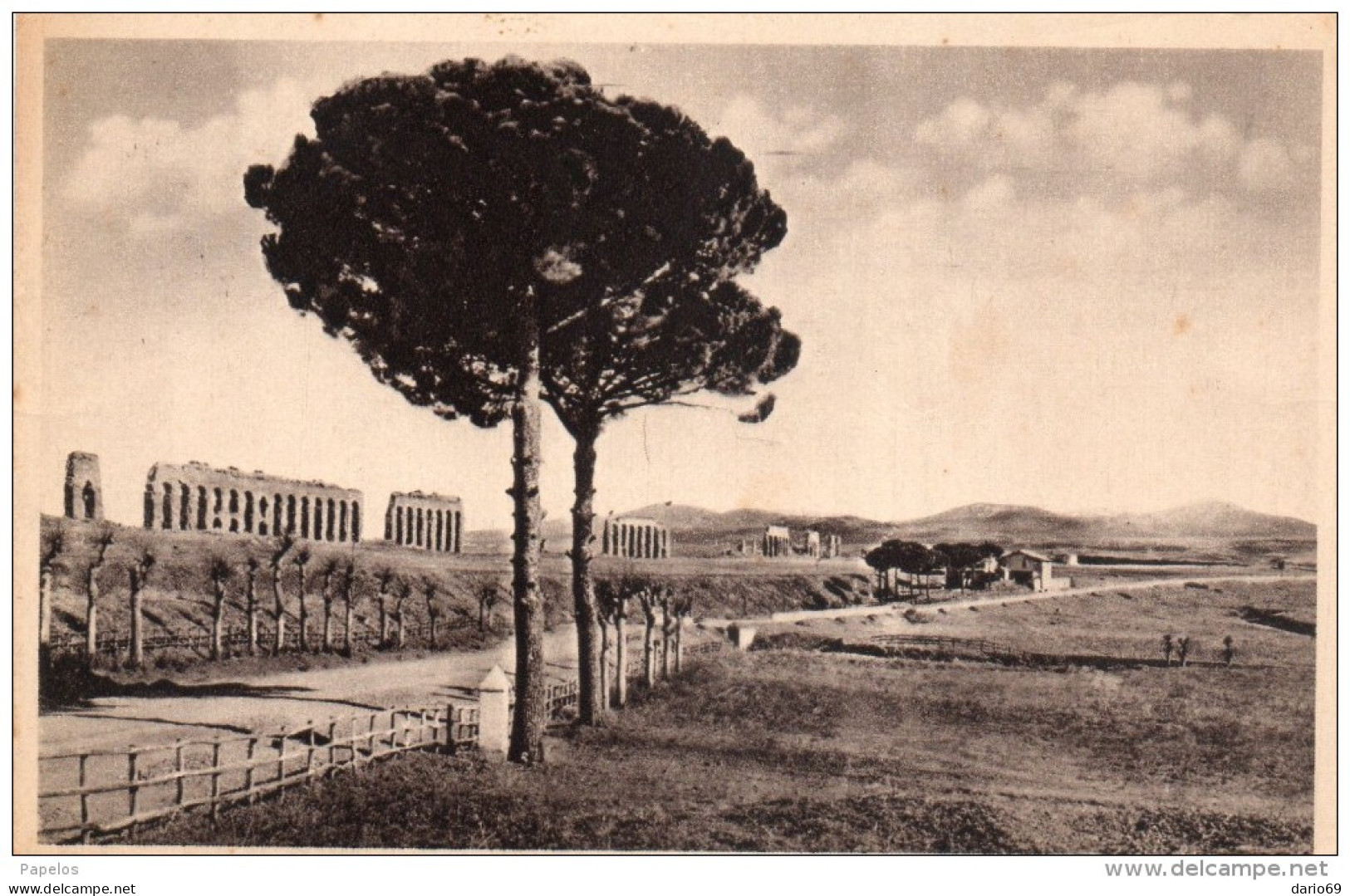 1935  CARTOLINA  CON ANNULLO ROMA - Andere Monumenten & Gebouwen