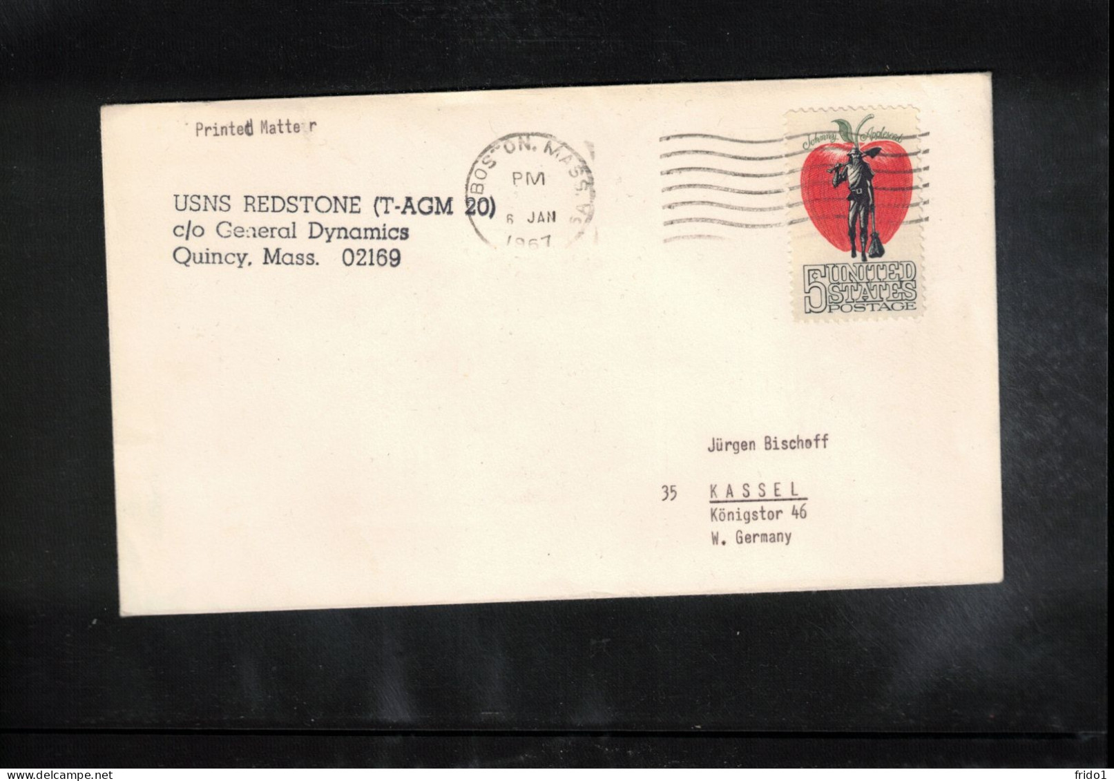 USA 1967 Space / Weltraum US Navy Recovery Force USNS Redstone Interesting Cover - Verenigde Staten
