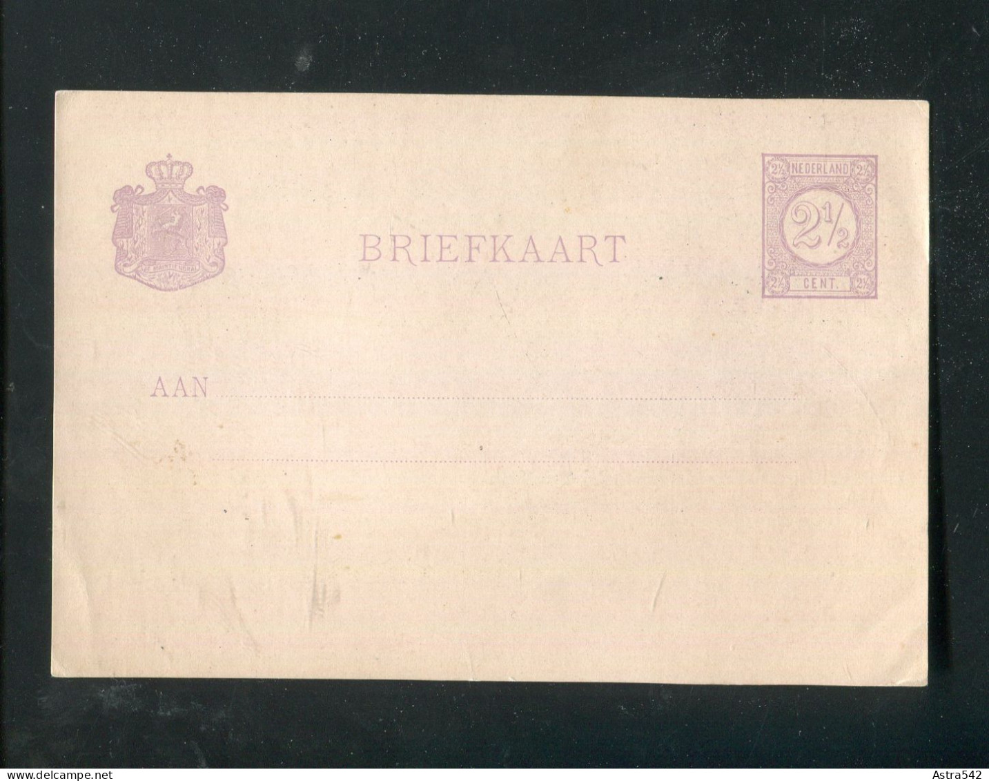 "NIEDERLANDE" Postkarte Mi. P 8aII ** (A1216) - Postal Stationery