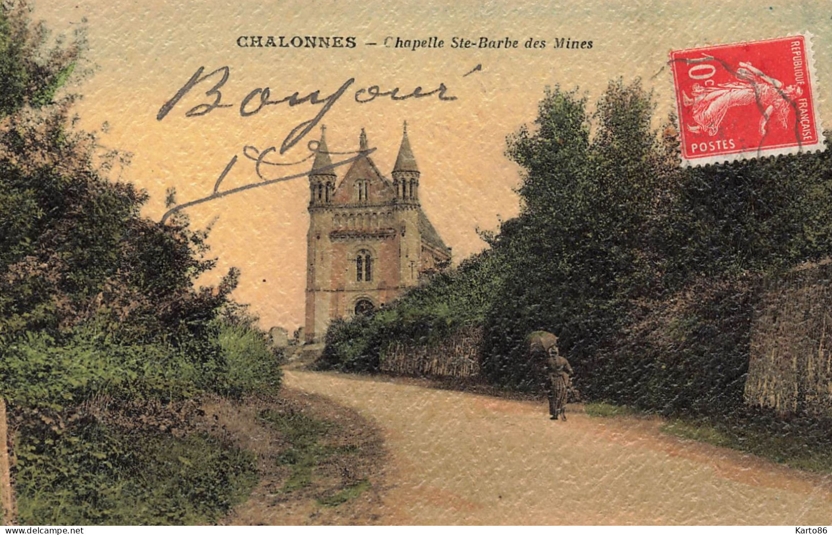 Chalonnes Sur Loire * Route Et Chapelle Ste Barbe Des Mines * Villageois - Chalonnes Sur Loire