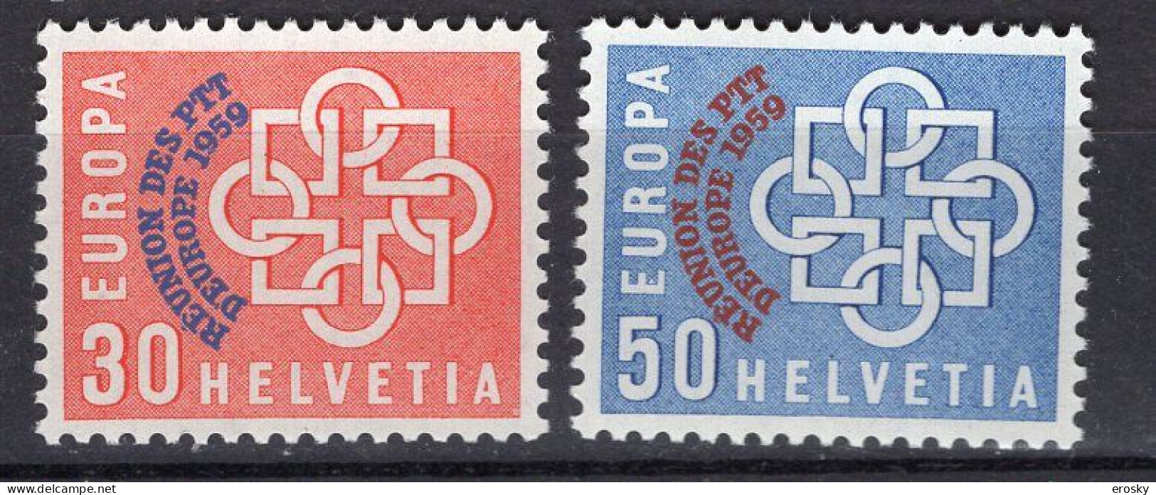 T3462 - SUISSE SWITZERLAND Yv N°632/33 ** - Unused Stamps