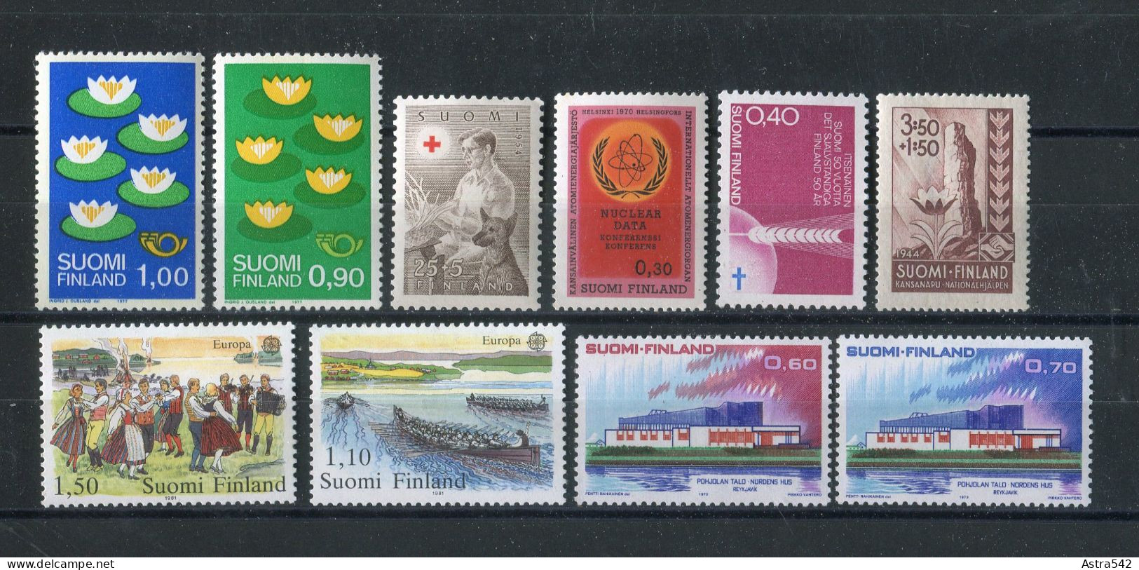 "FINNLAND" Partie Mit Verschiedenen Ausgaben **, Vgl. Fotos (A1219) - Lots & Kiloware (mixtures) - Max. 999 Stamps