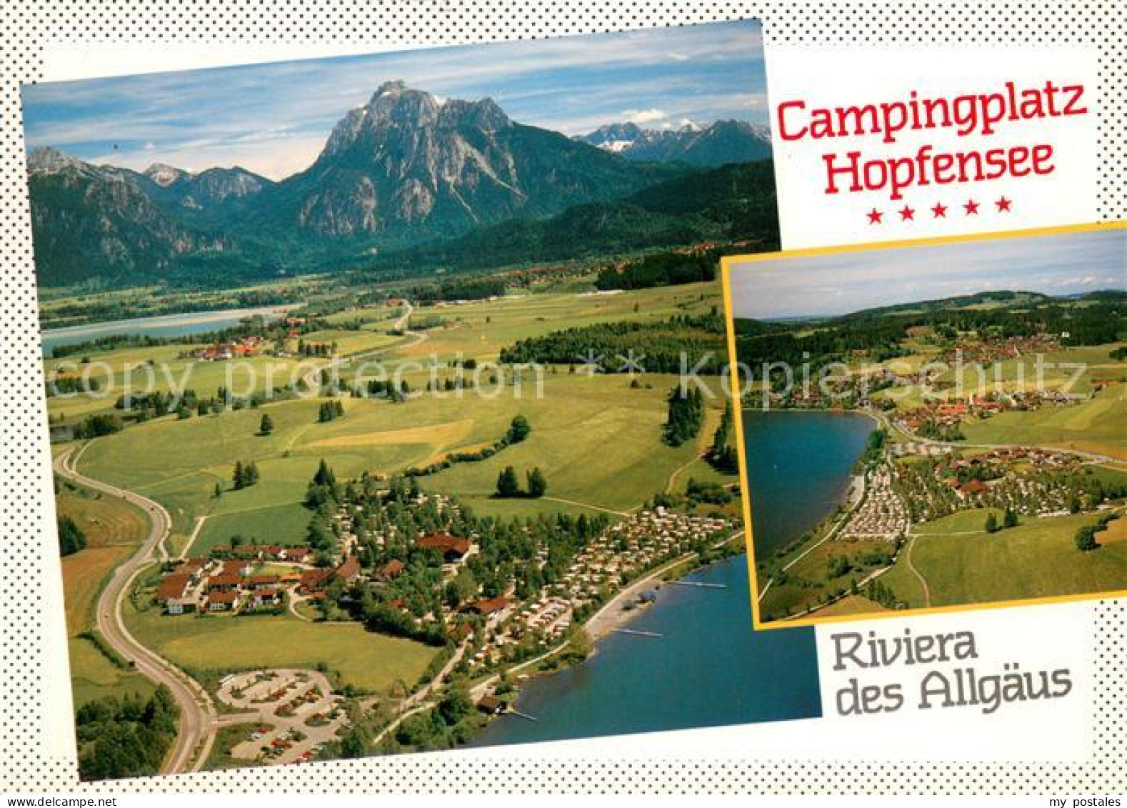 73633520 Hopfen See Fliegeraufnahme Internationaler Campingplatz Hopfensee Hopfe - Füssen