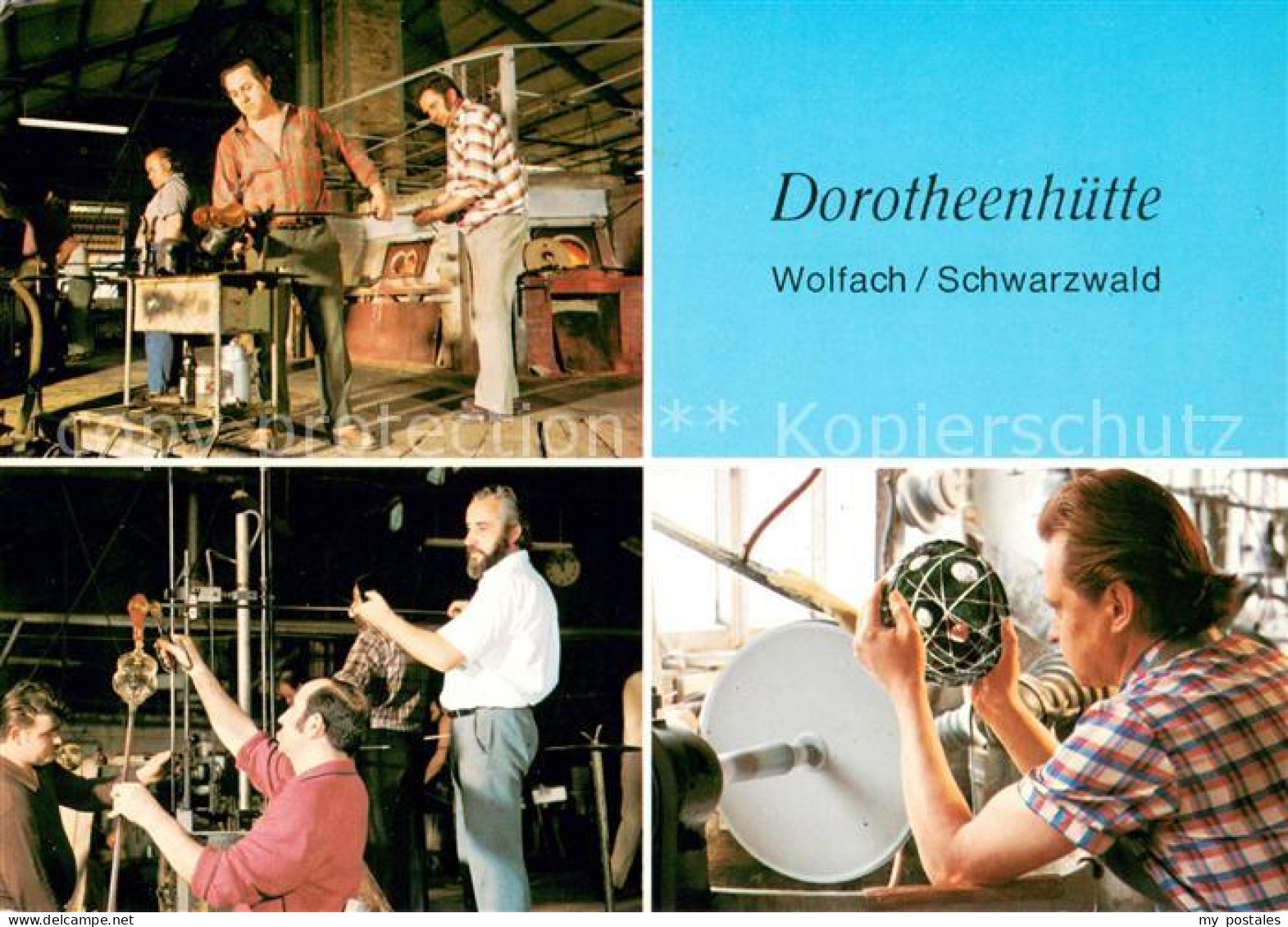73633470 Wolfach Dorotheenhuette Glasmacher Und Glasschleifer Bei Der Arbeit Wol - Wolfach