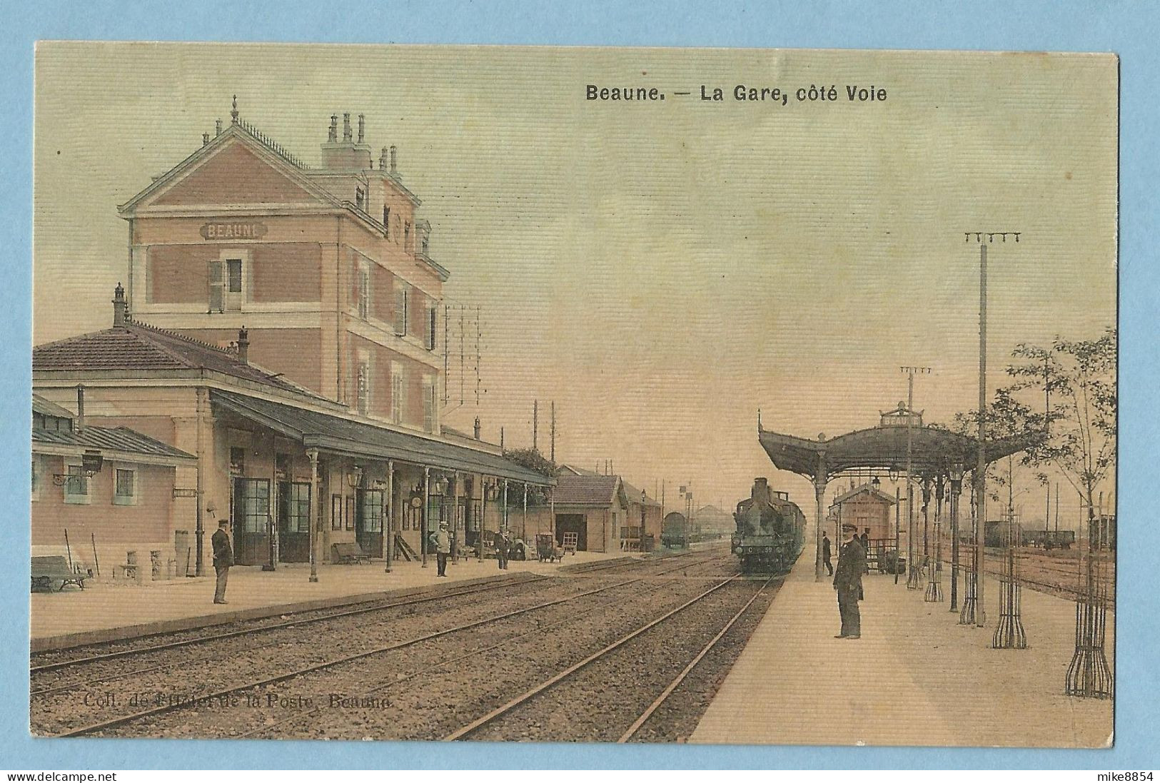 0492  CPA  BEAUNE  (Côte D'Or)  La Gare Côté Voie  -  Locomotive   ++++++ - Beaune
