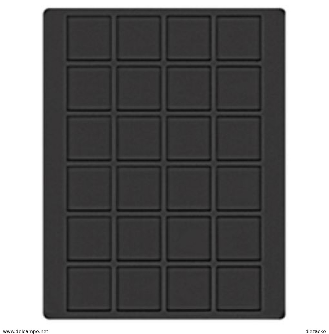 Lindner Velourseinlage Schwarz Für Münzen/Münzkapseln Bis Ø42 Mm 2124CE Neu - Supplies And Equipment