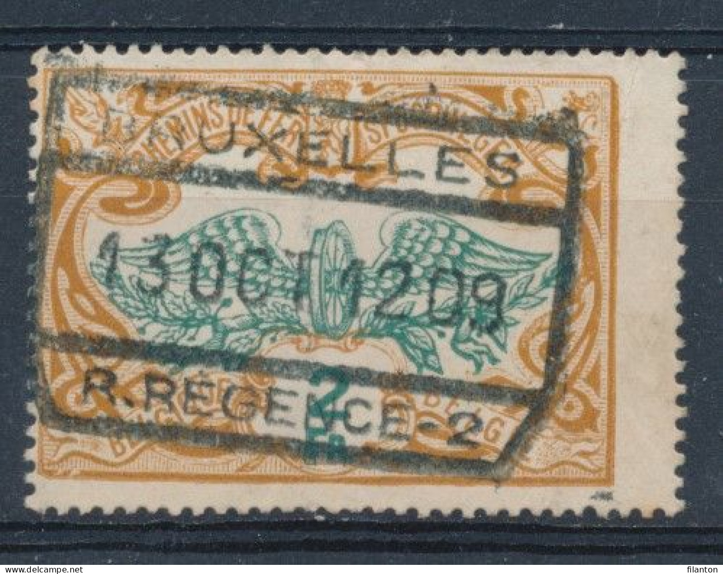 TR  43 - "BRUXELLES - R. REGENCE 2" - (ref. 37.526) - Afgestempeld