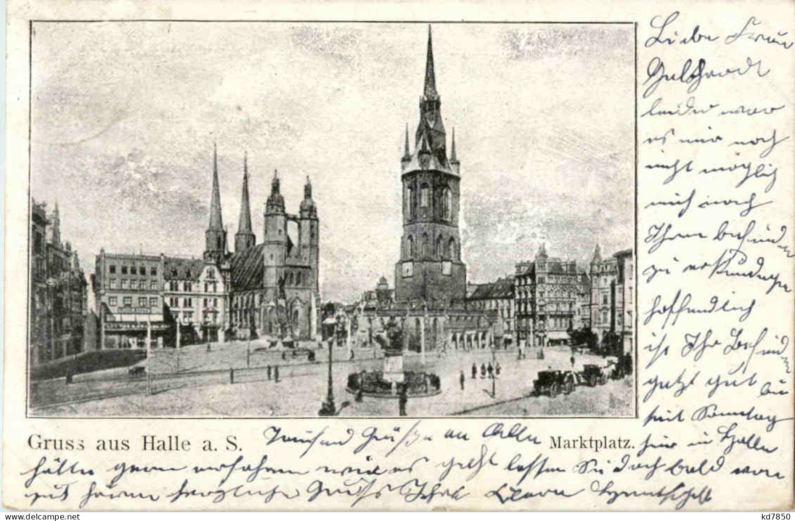 Gruss Aus Halle - Marktplatz - Halle (Saale)