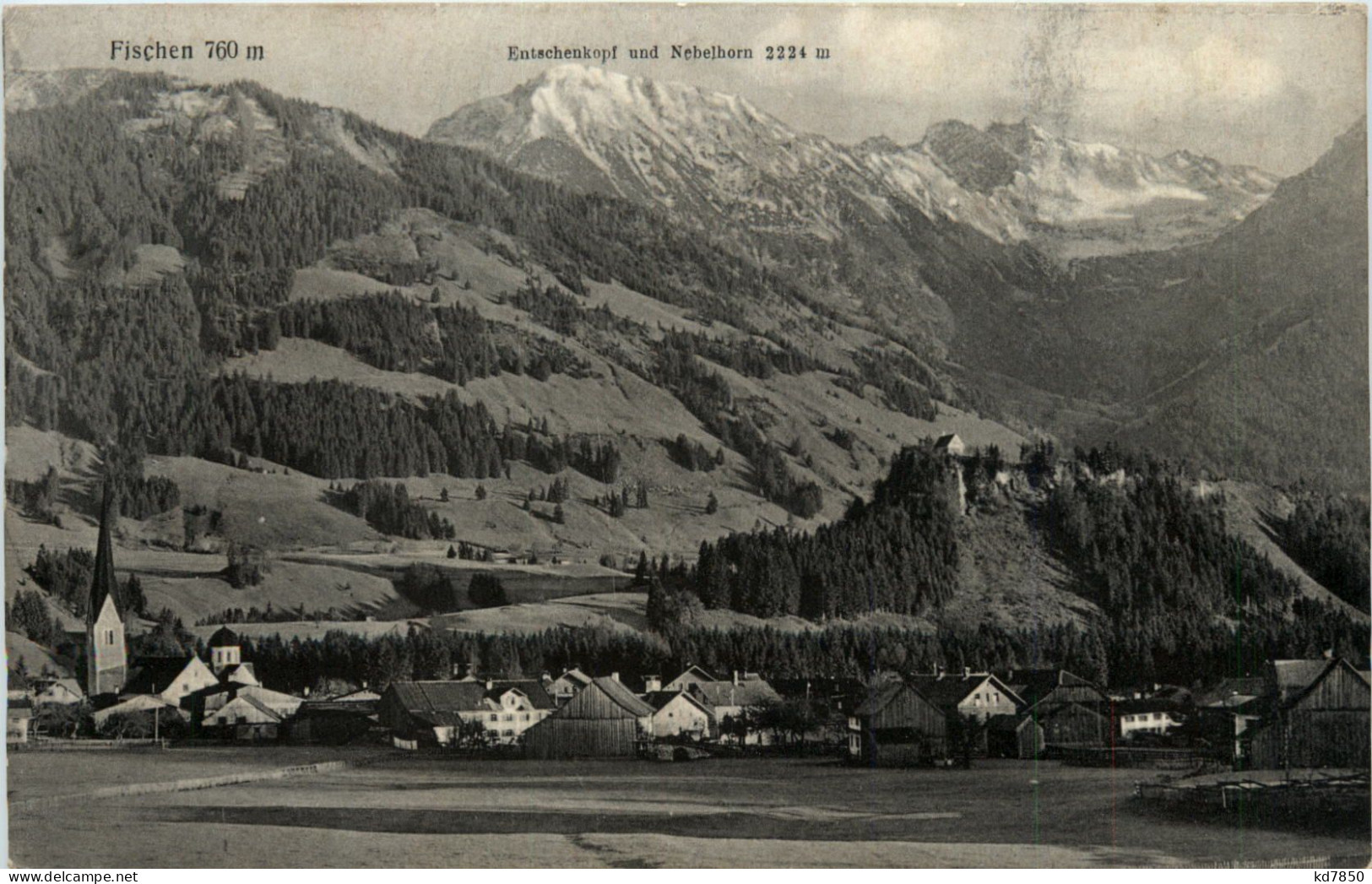 Fischen, Allgäu, M. Entschenkopf, Nebelhorn Und Rubihorn - Fischen