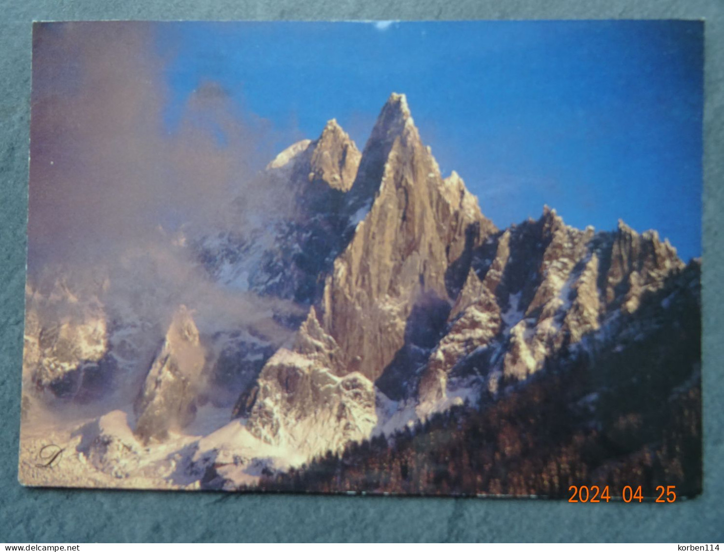 MASSIF DU MONT BLANC  LES DRUS ET L'AIGUILLE VERTE - Chamonix-Mont-Blanc