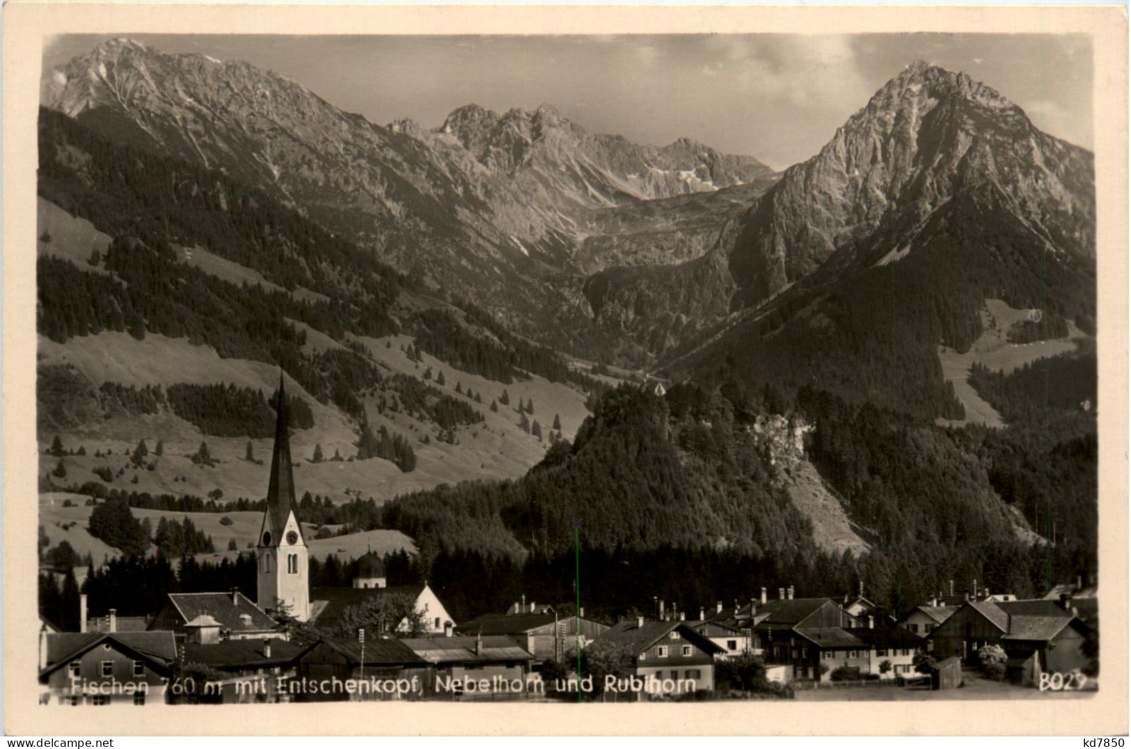 Fischen, Allgäu, M. Entschenkopf, Nebelhorn Und Rubihorn - Fischen