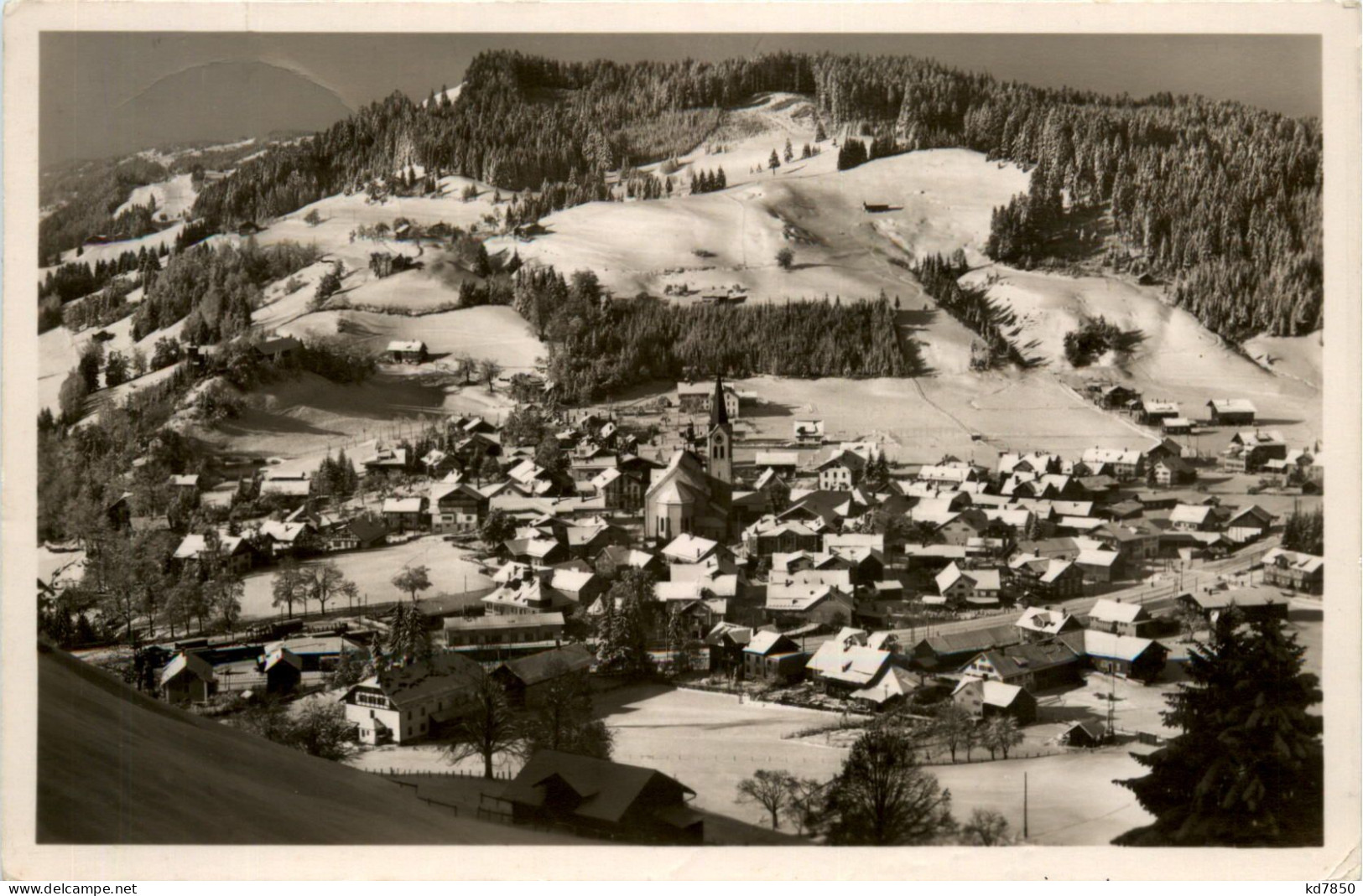 Oberstaufen, Allgäu Wintersportplatz Mit Kapf - Oberstaufen