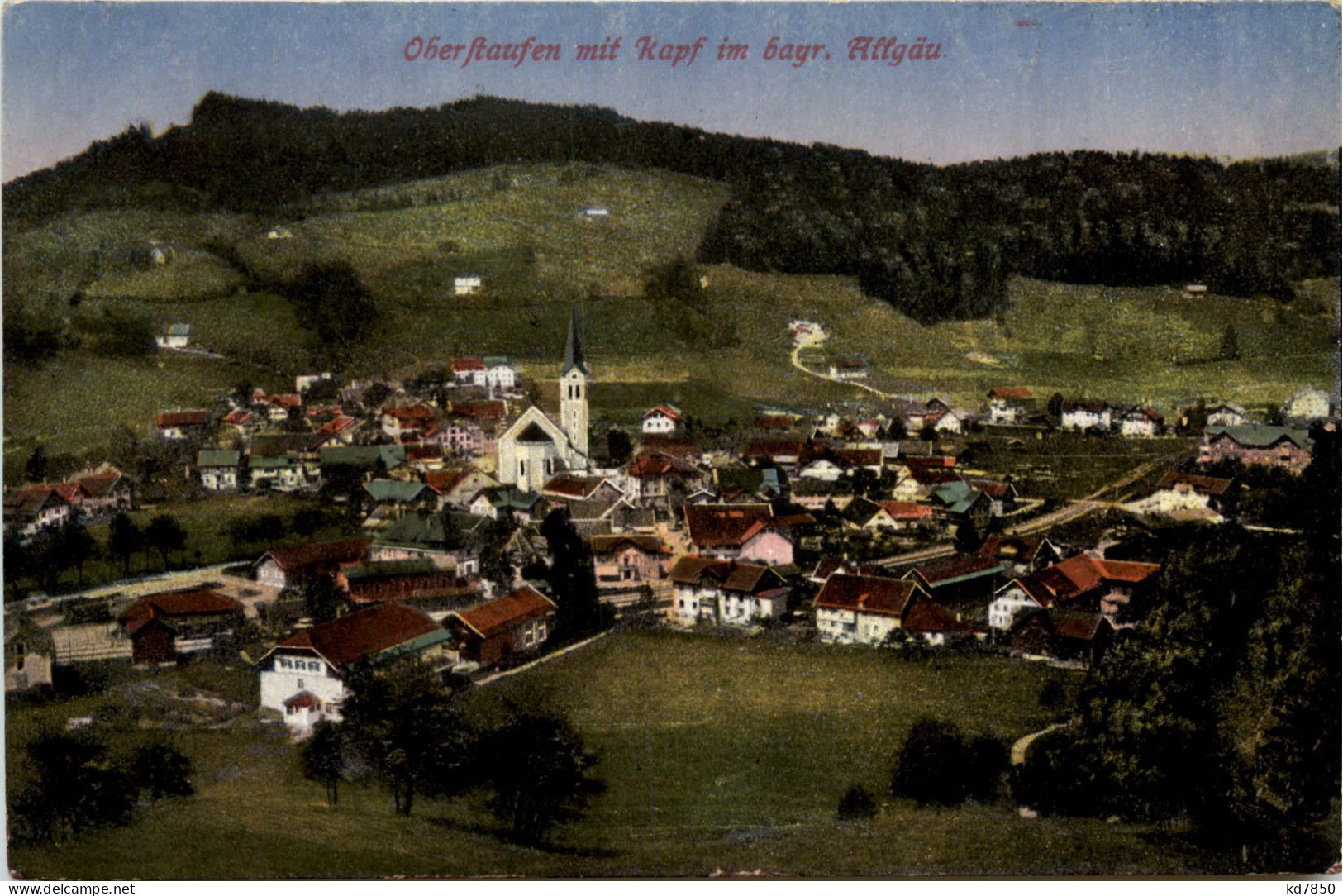 Oberstaufen, Allgäu, Mit Kapf - Oberstaufen