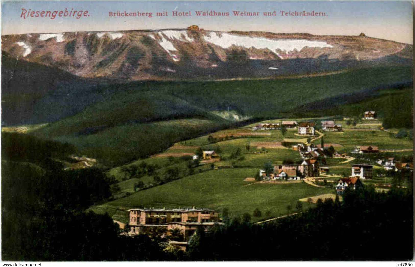 Brückenberg Mit Hotel Waldhaus Weimar - Schlesien