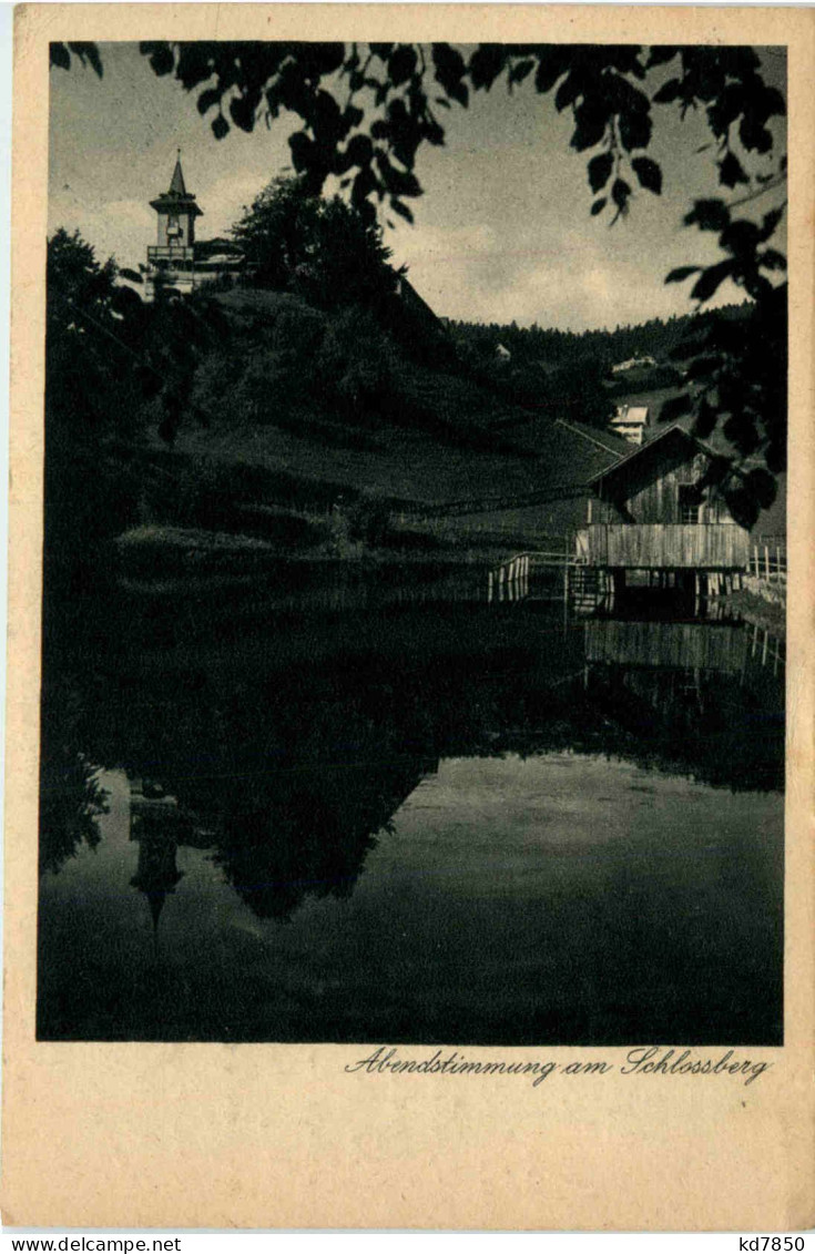 Oberstaufen, Allgäu, Abendstimmung Am Schlossberg - Oberstaufen