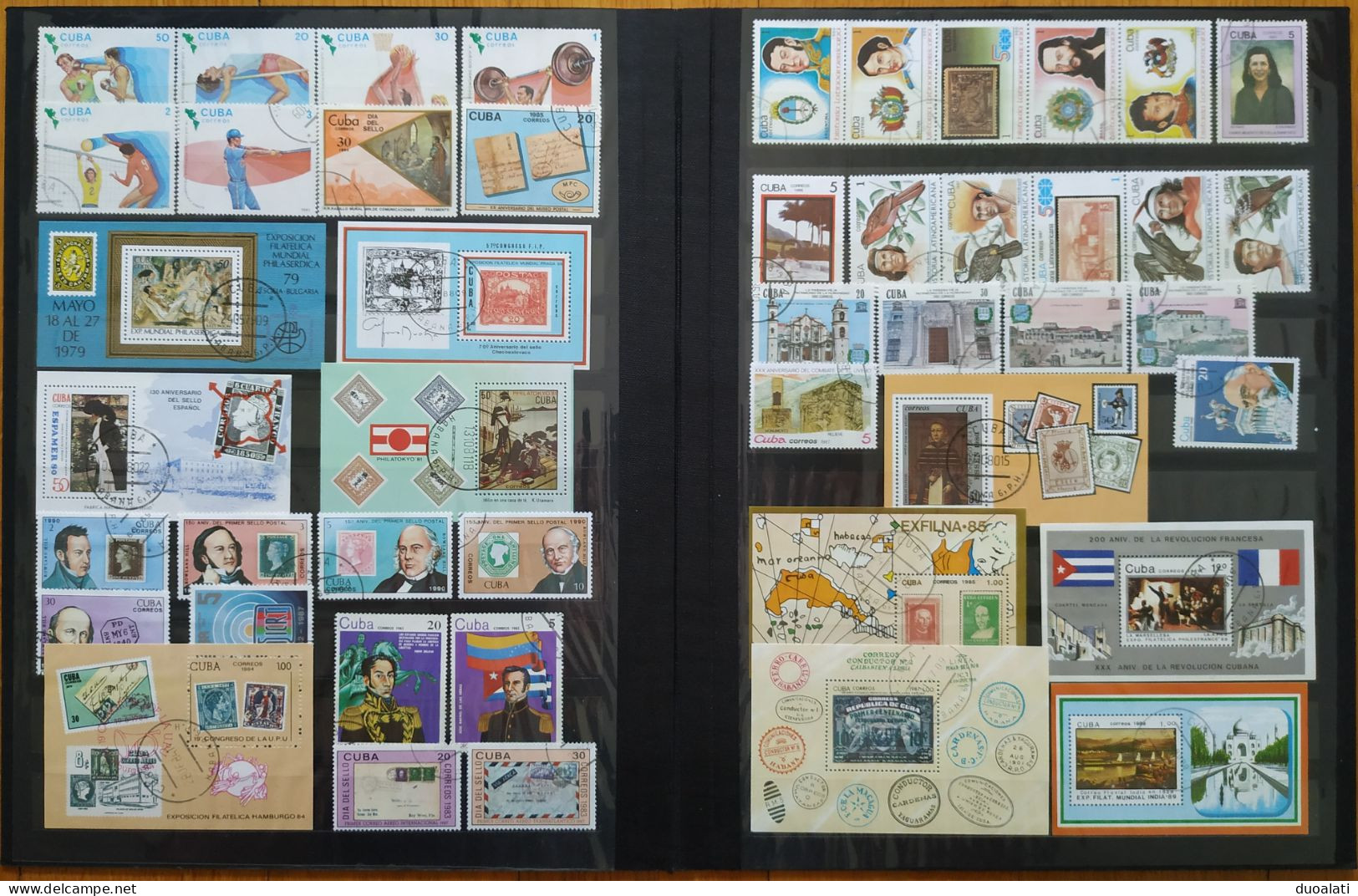 Cuba Nice Collection Of Used Stamps And Blocks Sport Rowlad Hill Art Paintings Stamp On Stamp UPU Birds - Lots & Serien
