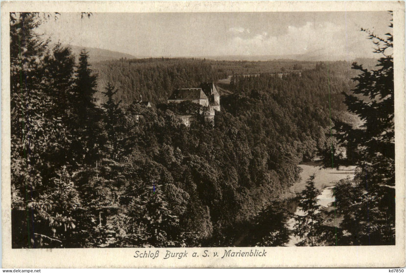 Burgk, Schloss, An Der Saale, A.S.v. Marienblick - Schleiz