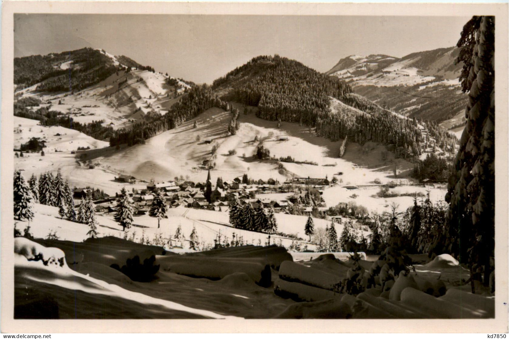 Oberstaufen, Allgäu, Wintersportplatz - Oberstaufen