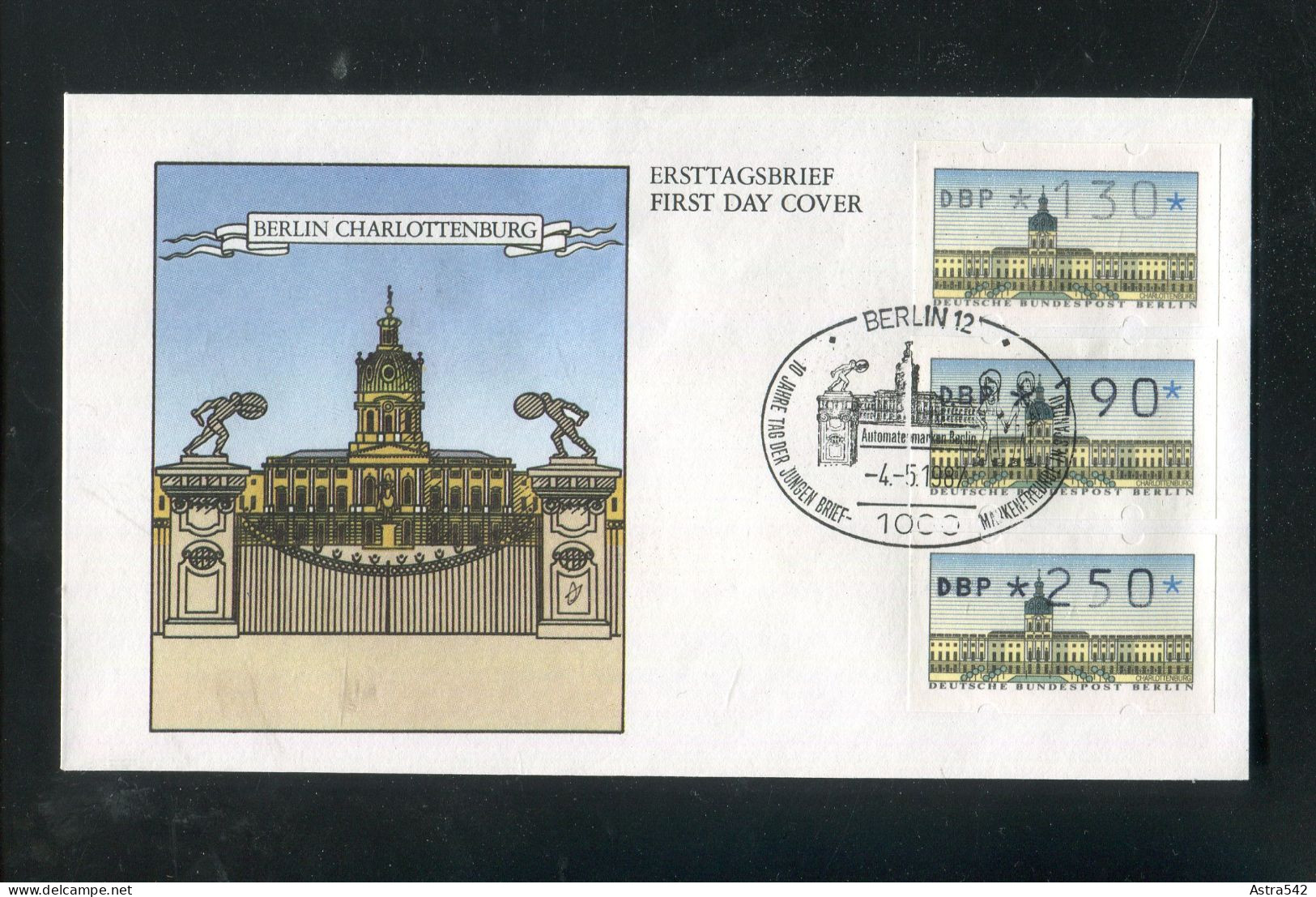 "BERLIN" 1987, Automatenmarke Mi. 1 Auf 7 FDC Mit 19 Werten (A1221) - Automatenmarken [ATM]