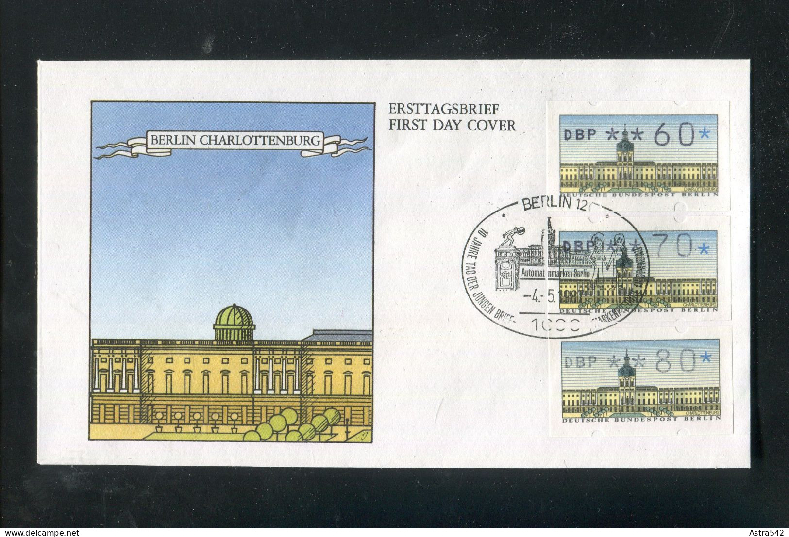 "BERLIN" 1987, Automatenmarke Mi. 1 Auf 7 FDC Mit 19 Werten (A1221) - Automatenmarken [ATM]