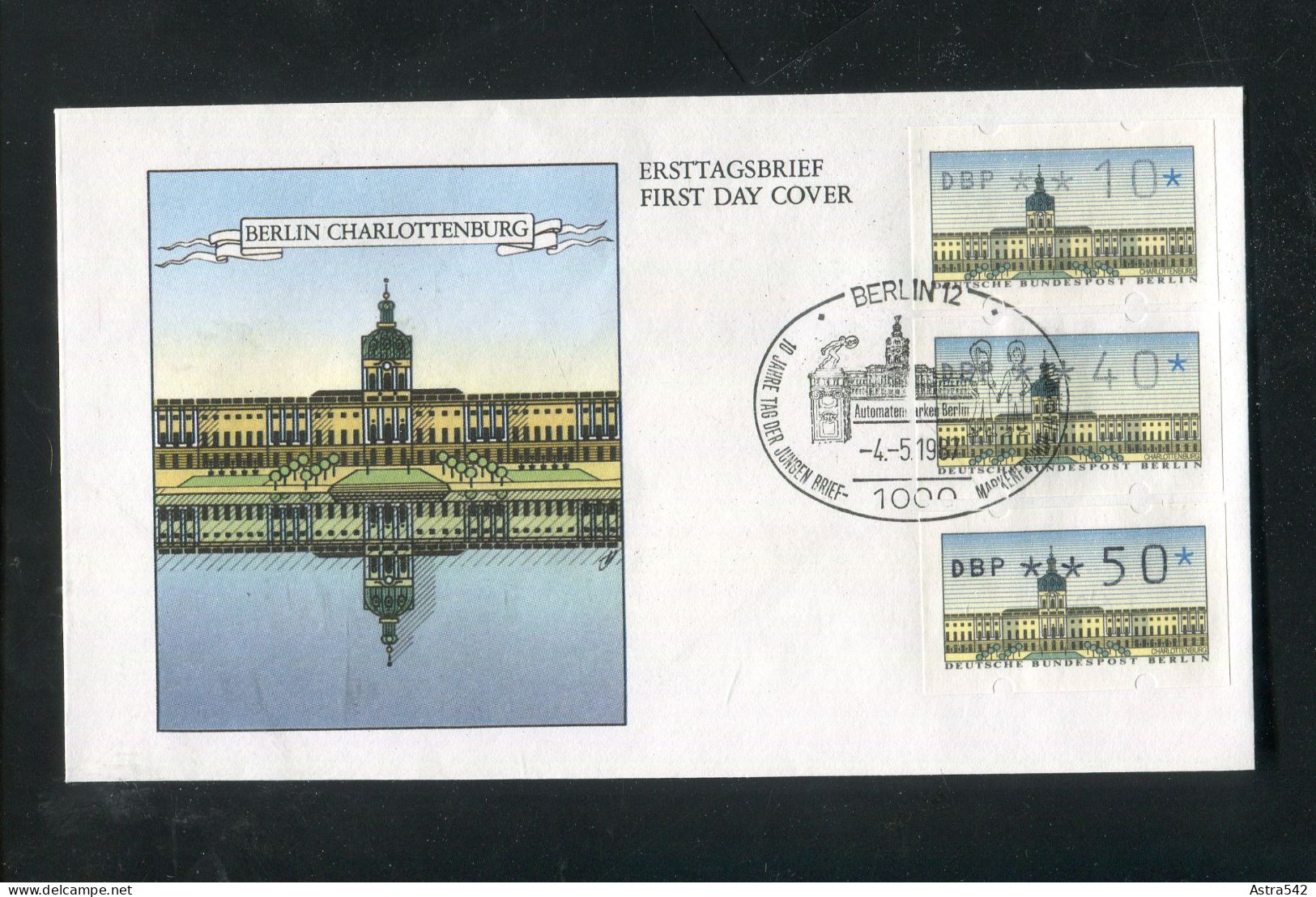 "BERLIN" 1987, Automatenmarke Mi. 1 Auf 7 FDC Mit 19 Werten (A1221) - Timbres De Distributeurs [ATM]