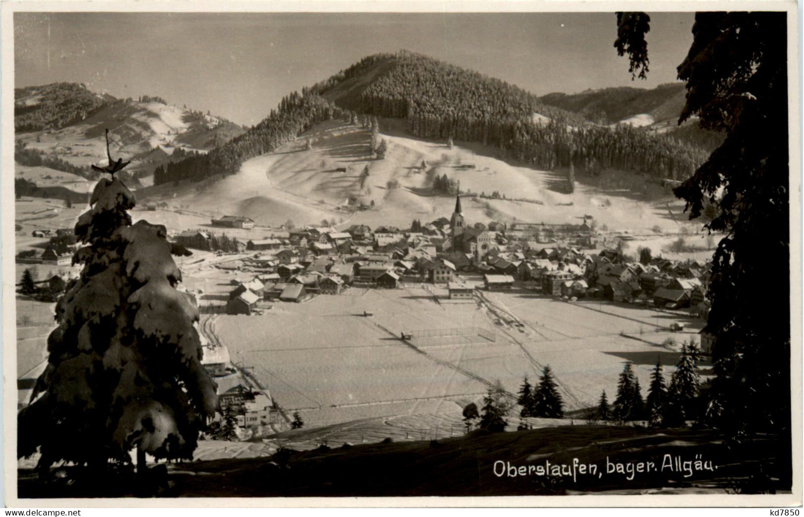 Oberstaufen, Allgäu, Wintersportplatz - Oberstaufen