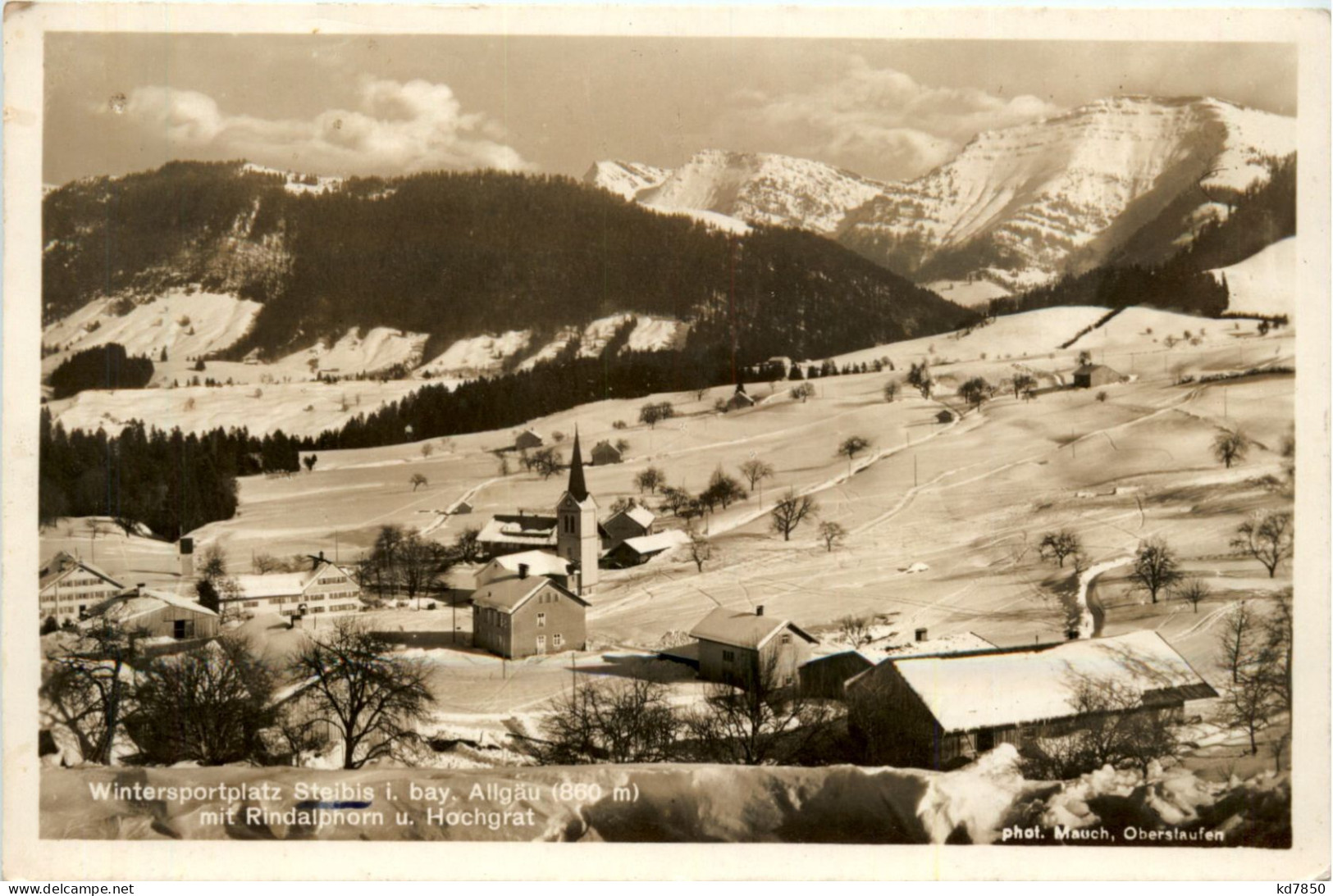 Allgäu, Steibis B. Oberstaufen Mit Rindalphorn Und Hochgrat - Oberstaufen