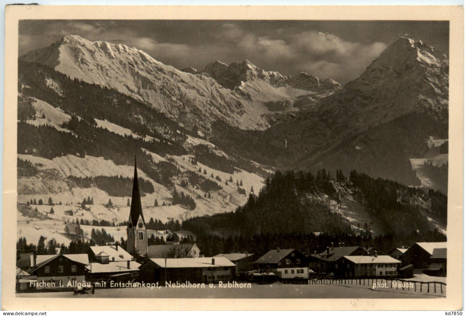 Fischen, Allgäu, M. Entschenkopf, Nebelhorn Und Rubihorn - Fischen