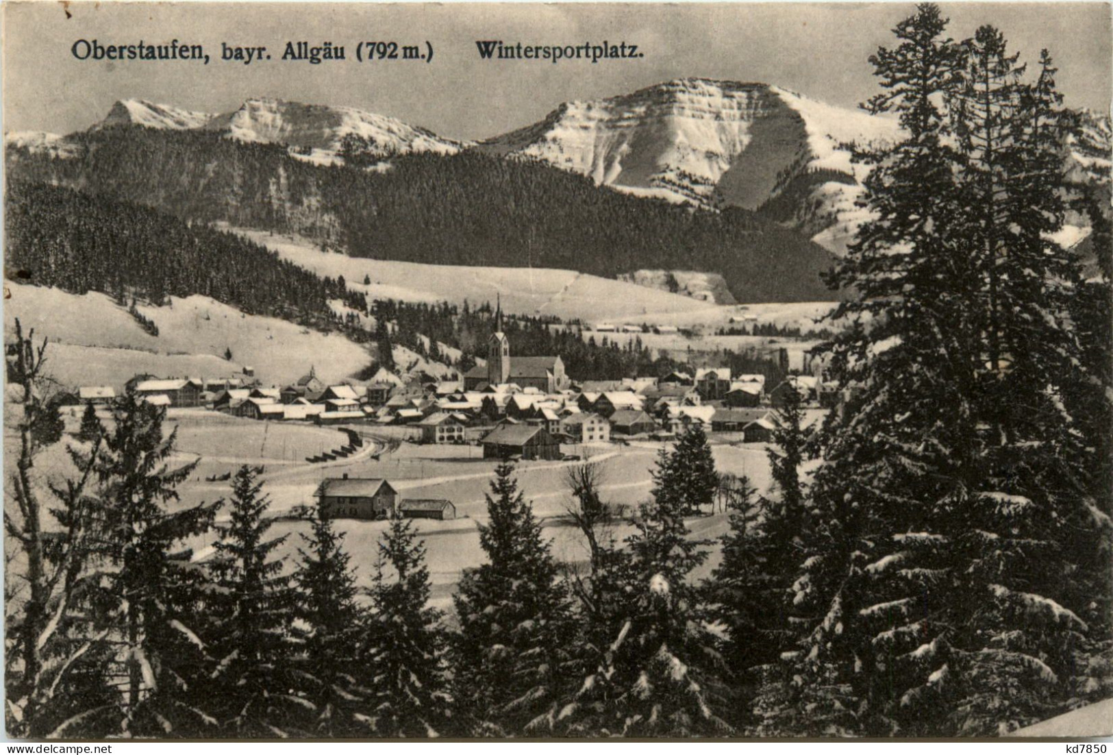 Oberstaufen, Allgäu, Winter - Oberstaufen