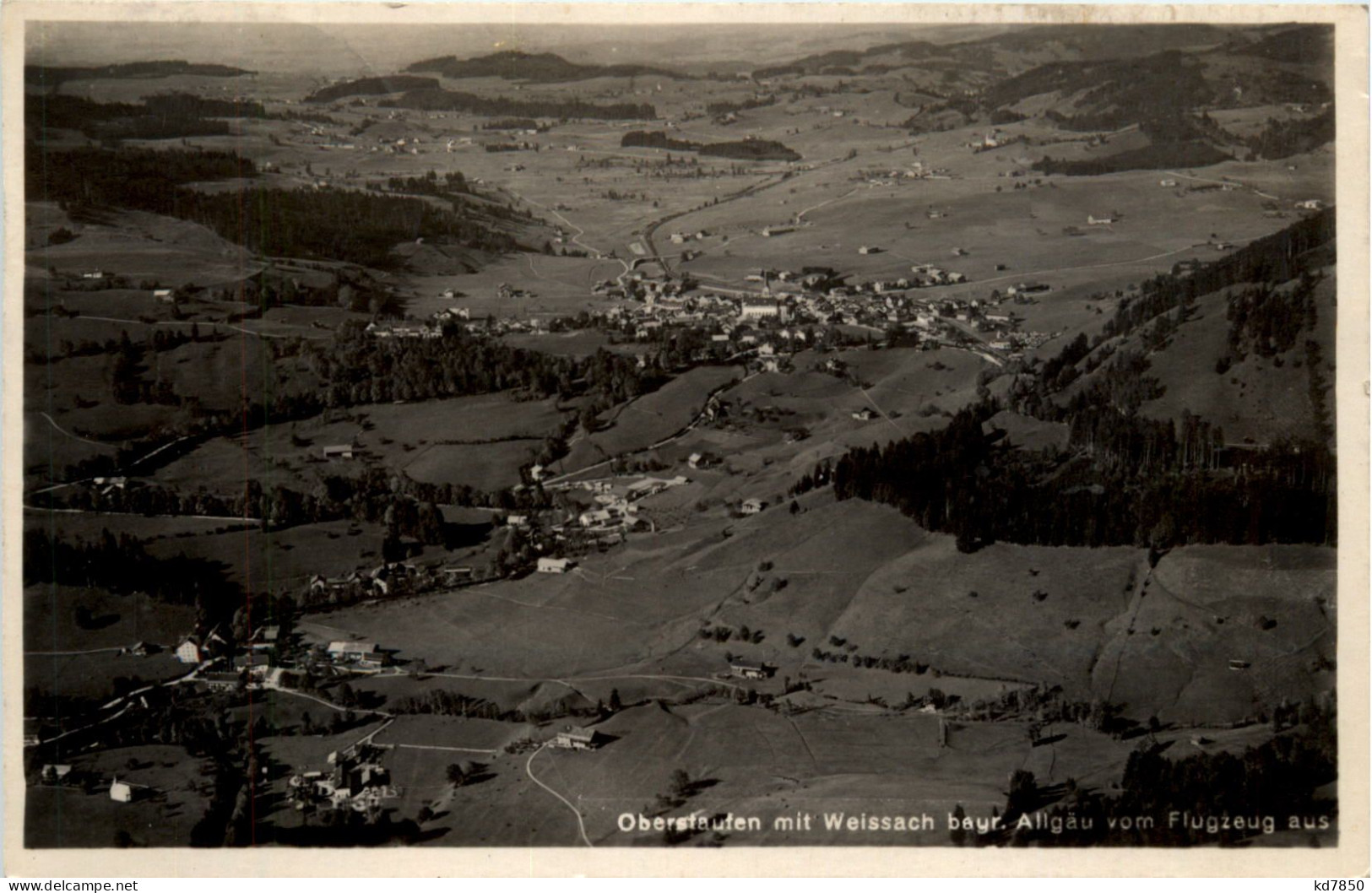 Oberstaufen, Allgäu, Mit Weissach Vom Flugzeug Aus - Oberstaufen