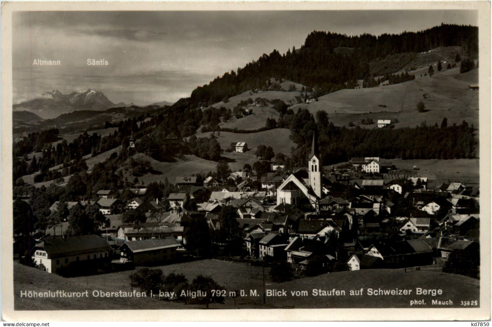 Oberstaufen, Allgäu, Blick Vom Staufen Auf Schweizer Berge - Oberstaufen