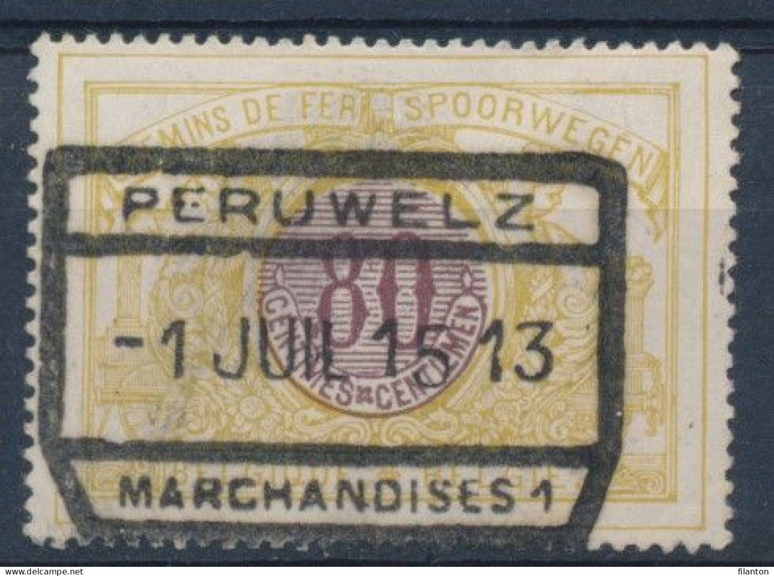 TR  39 - "PERUWELZ - MARCHANDISES 1" - (ref. 37.529) - Oblitérés