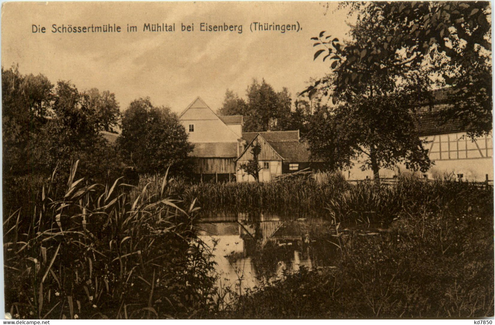 Eisenberg, Die Schlössertmühle Im Mühltal - Eisenberg