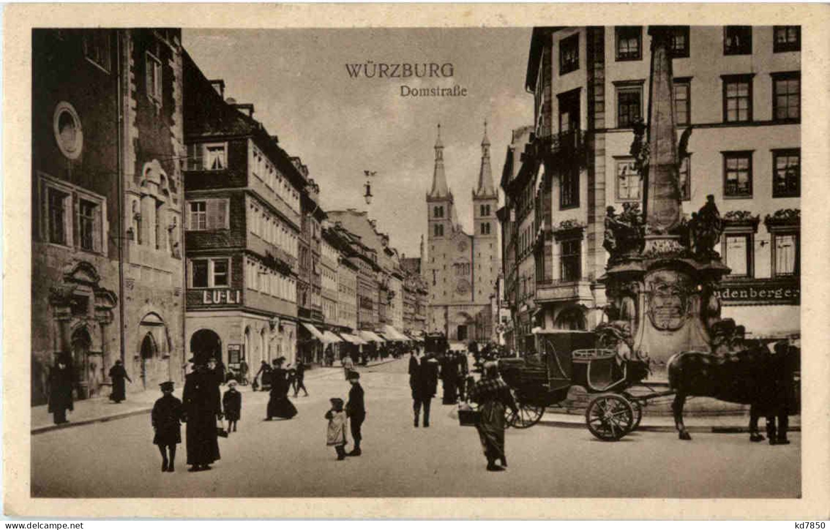 Würzburg - Domstrasse - Würzburg