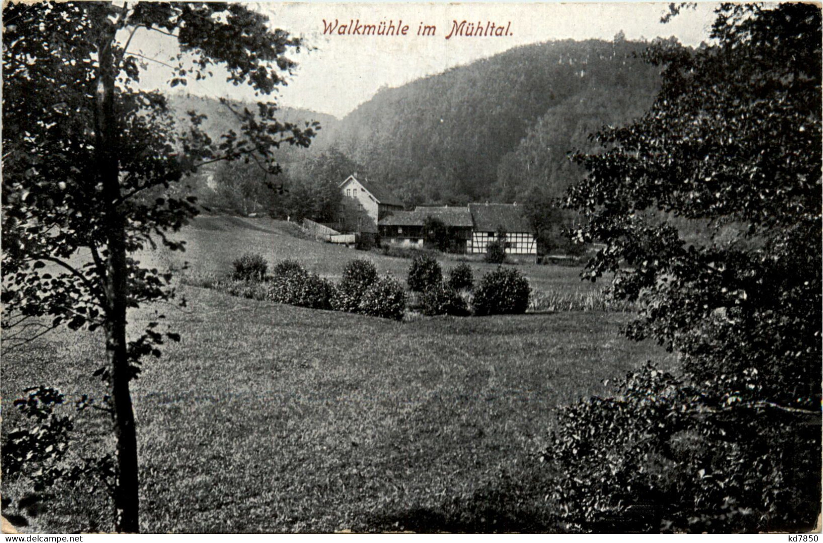 Eisenberg, Walkmühle Im Mühltal - Eisenberg