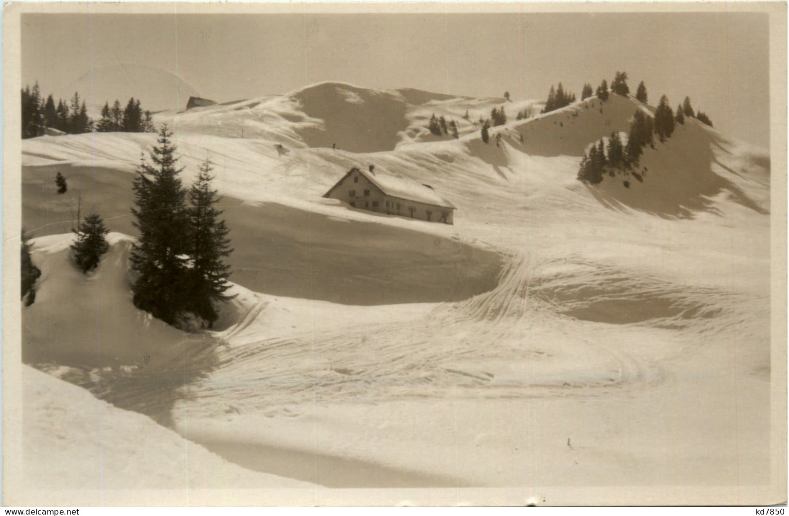 Oberstaufen, Allgäu, Skigebiet Am Hochhädrich - Oberstaufen