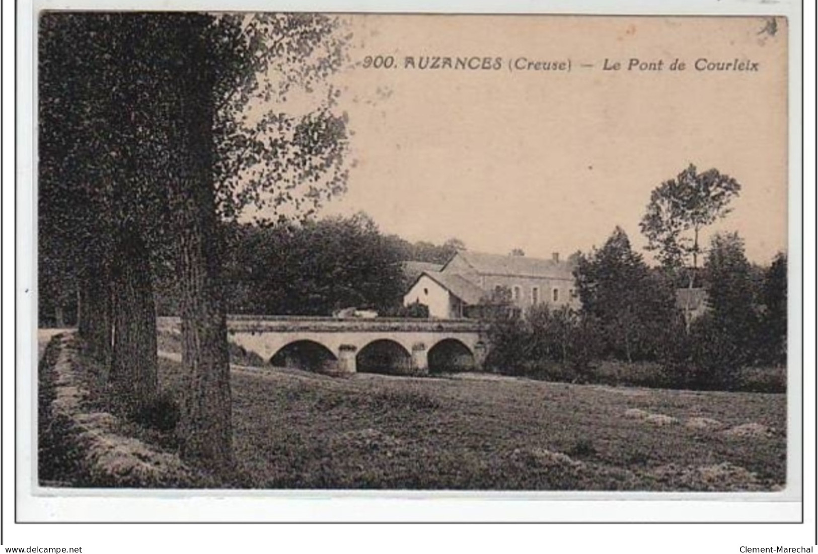 AUZANCES : Le Pont De Courleix - Très Bon état - Auzances