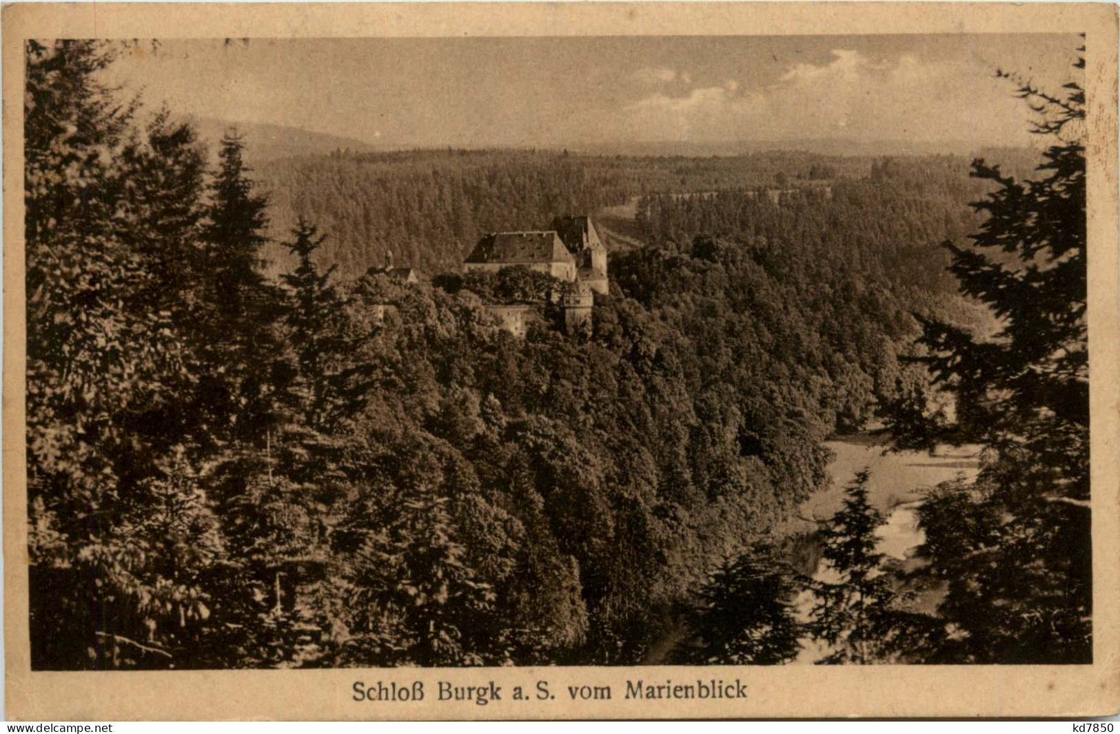 Burgk, Schloss, An Der Saale, A.S.v. Marienblick - Schleiz