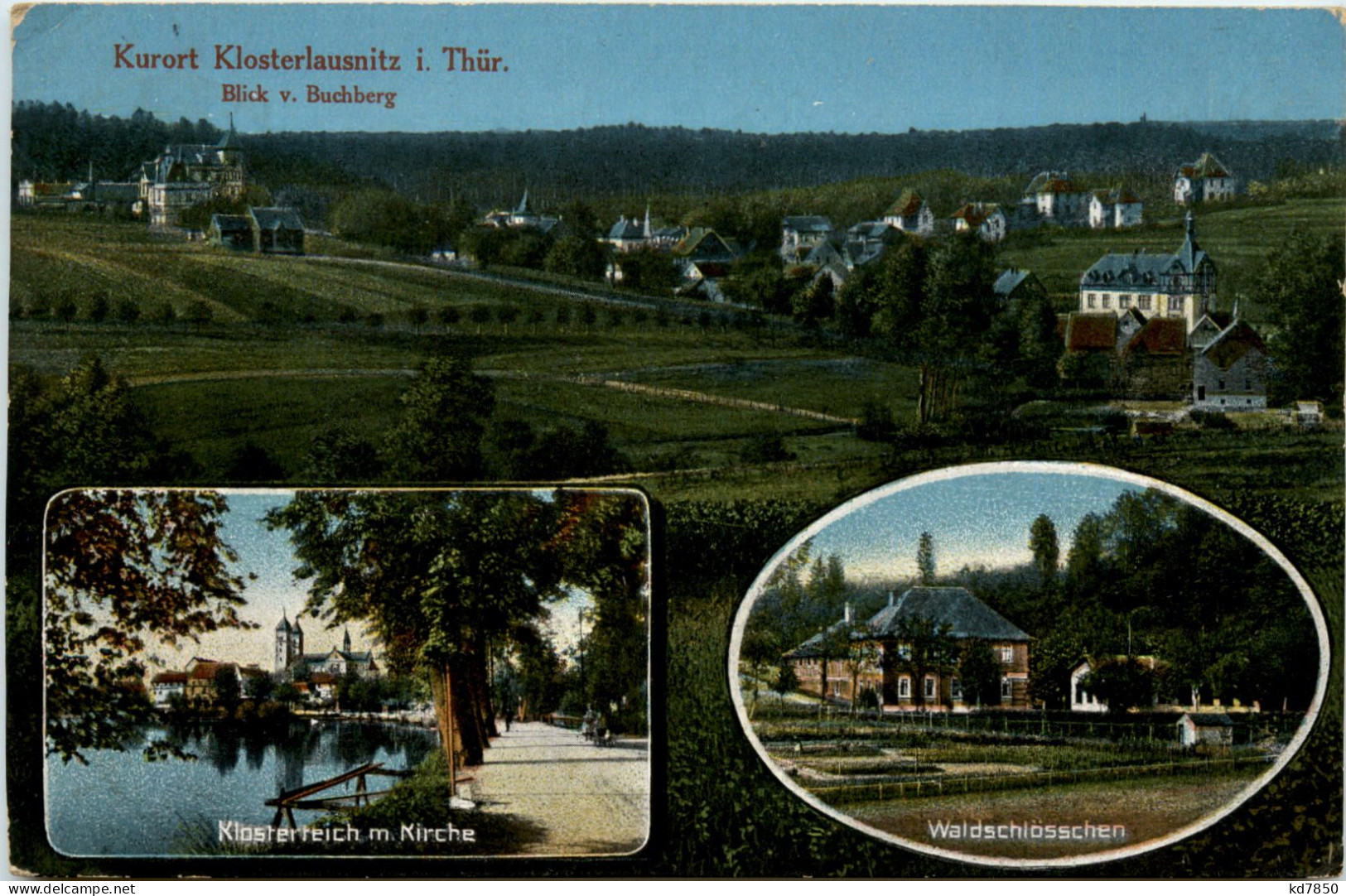 Bad Klosterlausnitz, Blick V. Buchberg - Bad Klosterlausnitz