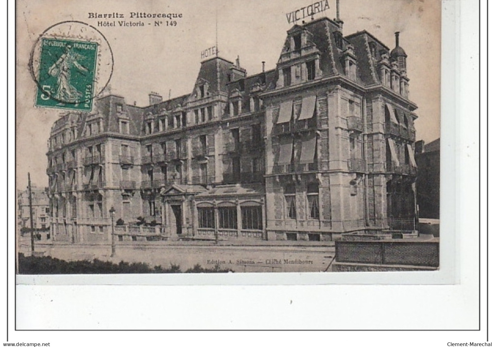 BIARRITZ - Hôtel Victoria - Très Bon état - Biarritz