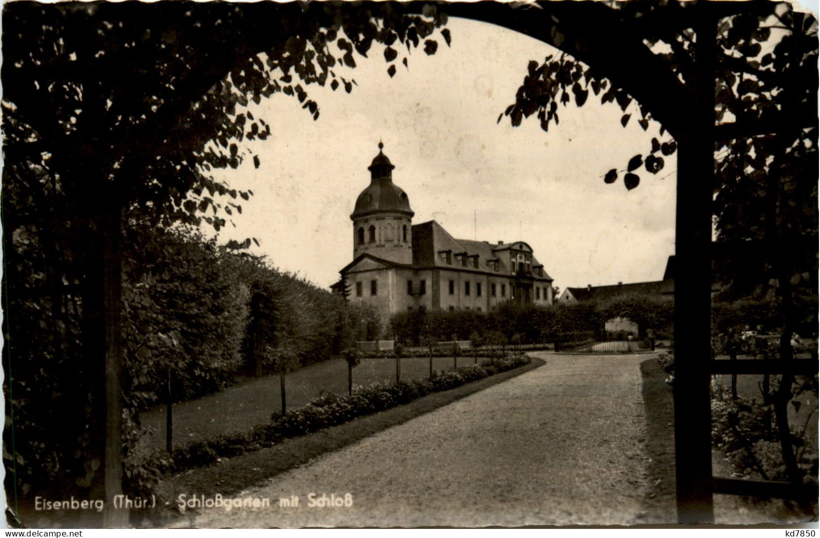 Eisenberg, Schlossgarten Mit Schloss - Eisenberg