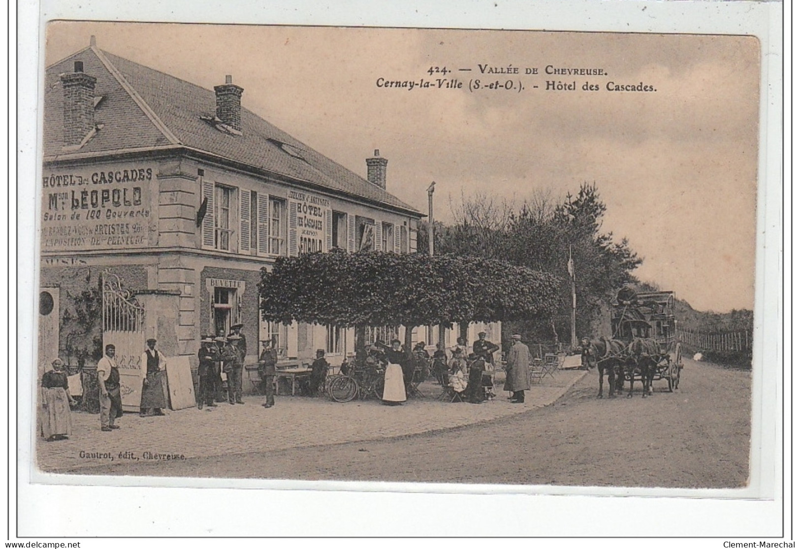 Vallée De Chevreuse - CERNAY LA VILLE - Hôtel Des Cascades - Très Bon état - Cernay-la-Ville