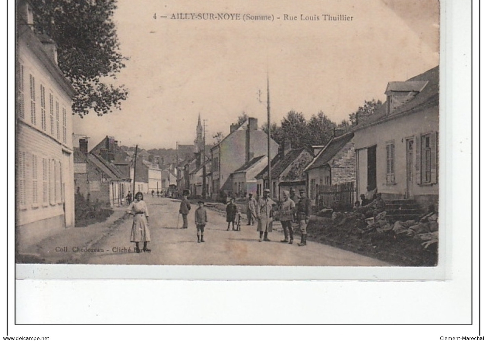 AILLY SUR NOYE - La Rue Louis Thuillier - Très Bon état - Ailly Sur Noye