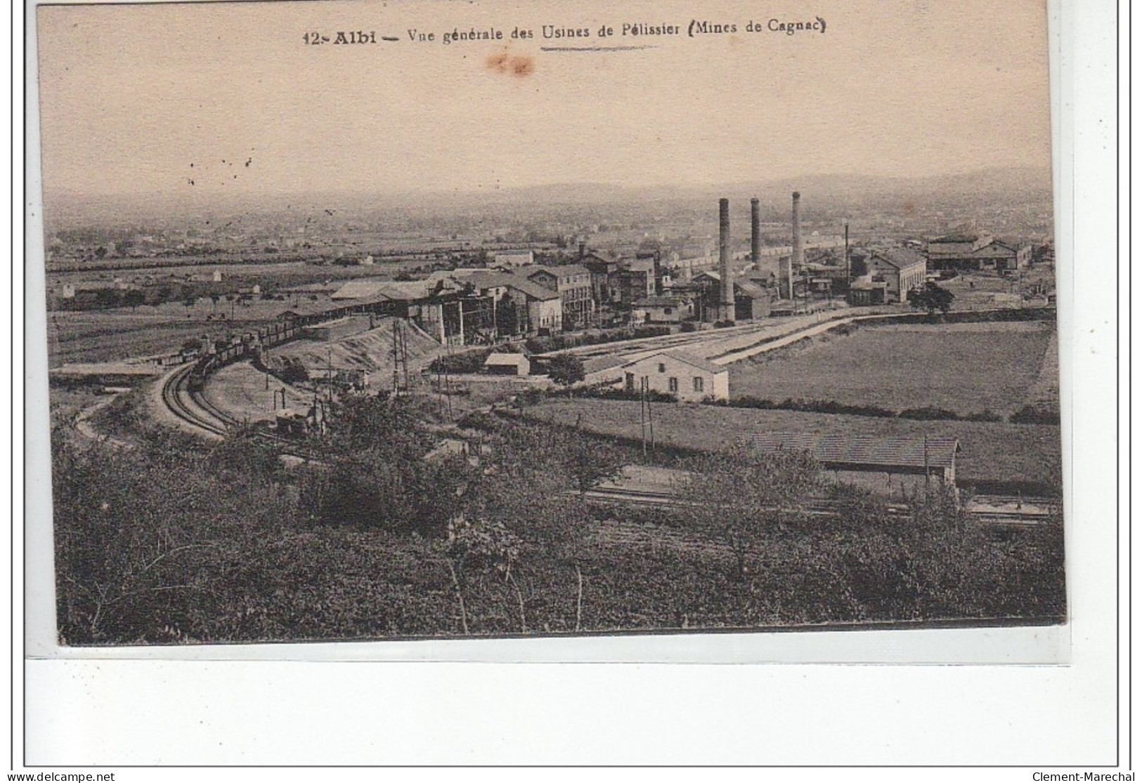 ALBI - Vue Générale Des Usines De Pélissier - Mines De Cagnac- Très Bon état - Albi