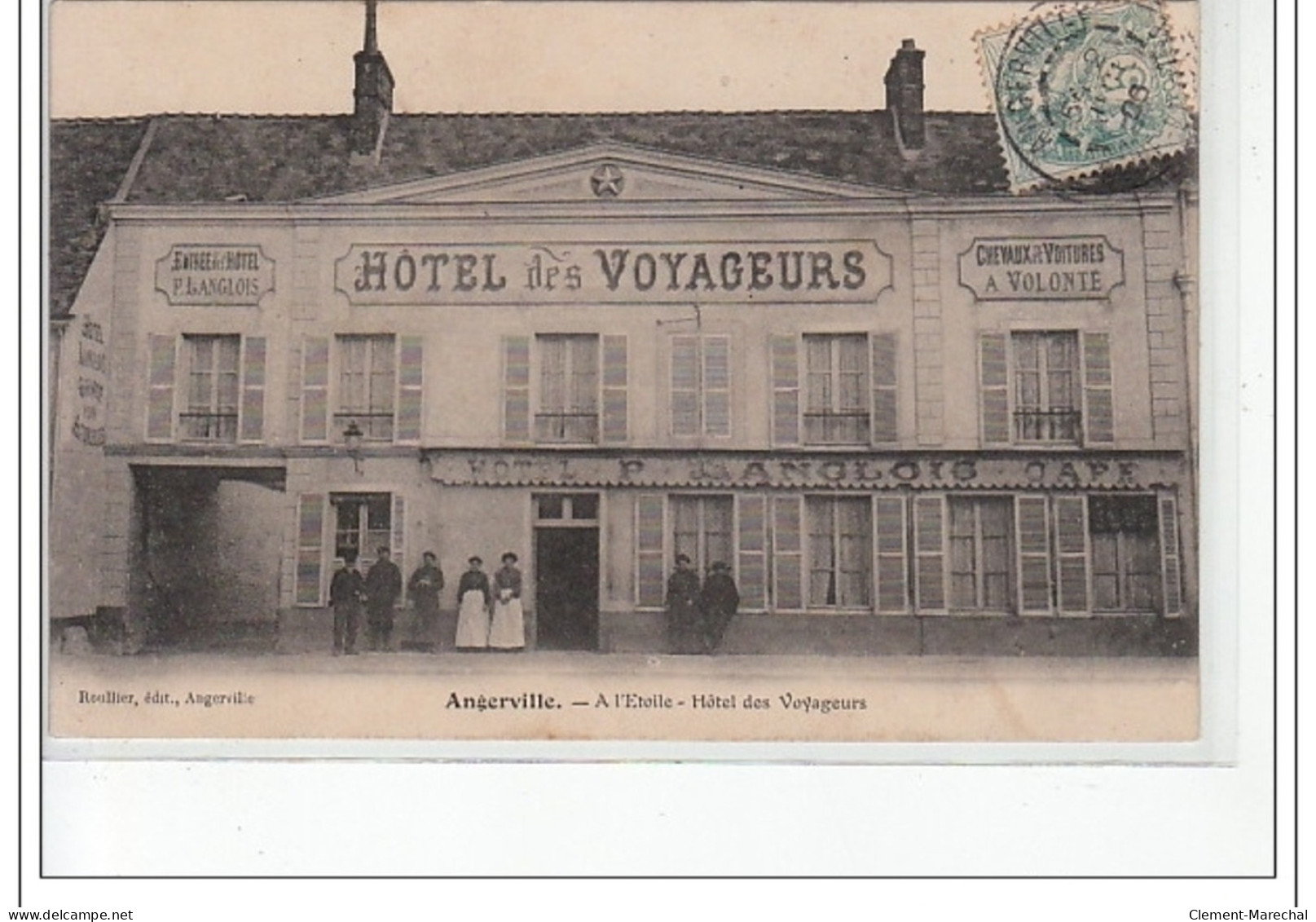 ANGERVILLE - A L'Etoile, Hôtel Des Voyageurs - Très Bon état - Angerville
