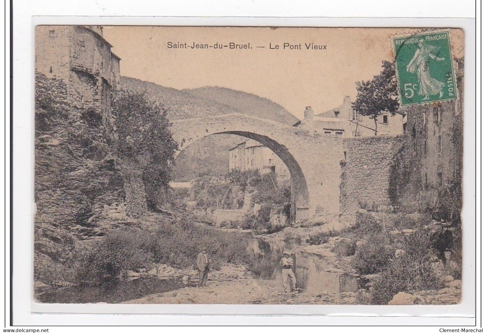 St-JEAN-du-BRUEL : Le Pont Vieux - Tres Bon Etat - Autres & Non Classés