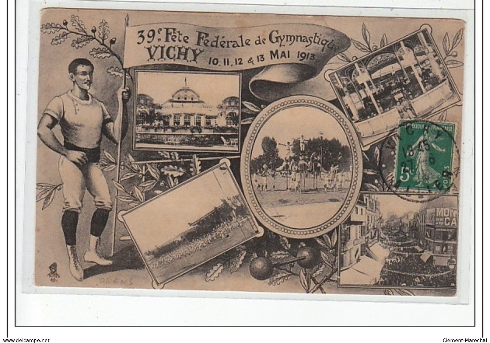 VICHY - Mai 1913 - XXXIXè Fête Fédérale De La Gymnastique - Très Bon état - Vichy