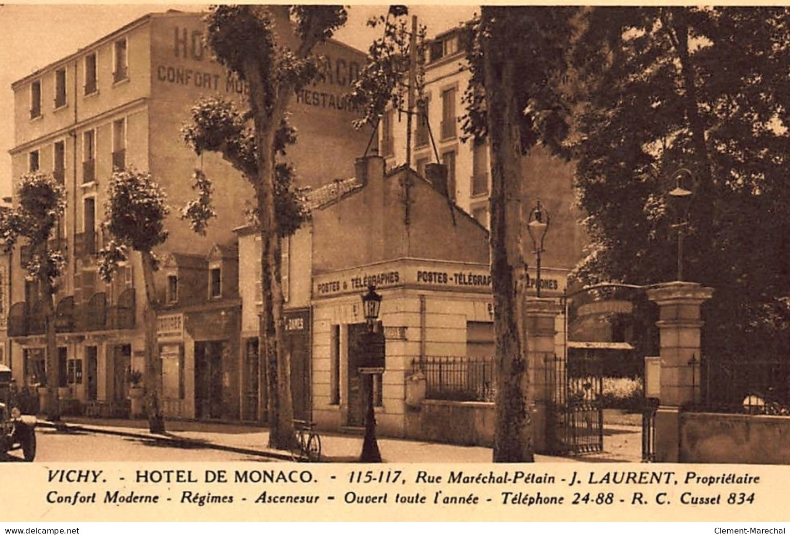 VICHY : Hotel De Monaco - Tres Bon Etat - Vichy