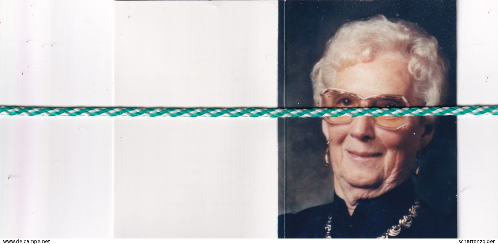 Ludovica Verhegge-Goethals, Gent 1913, 1995. Foto - Obituary Notices