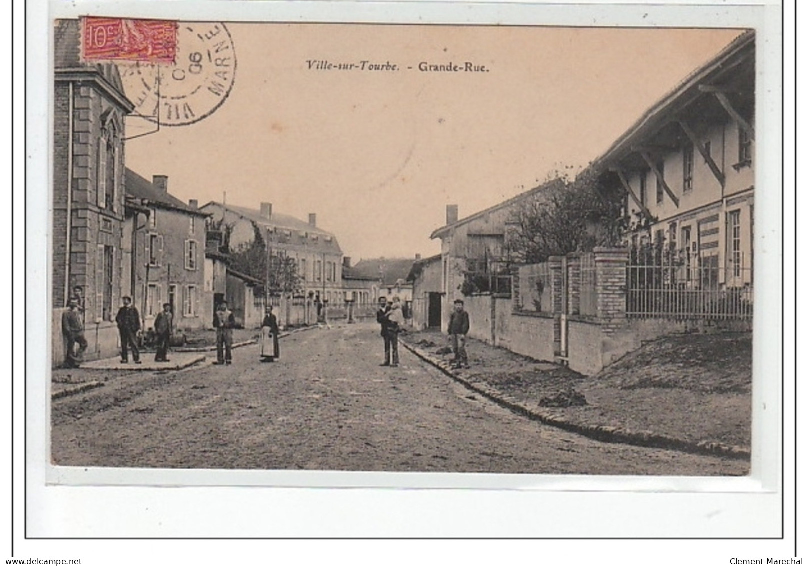 VILLE SUR TOURBE - Grande Rue - Très Bon état - Ville-sur-Tourbe